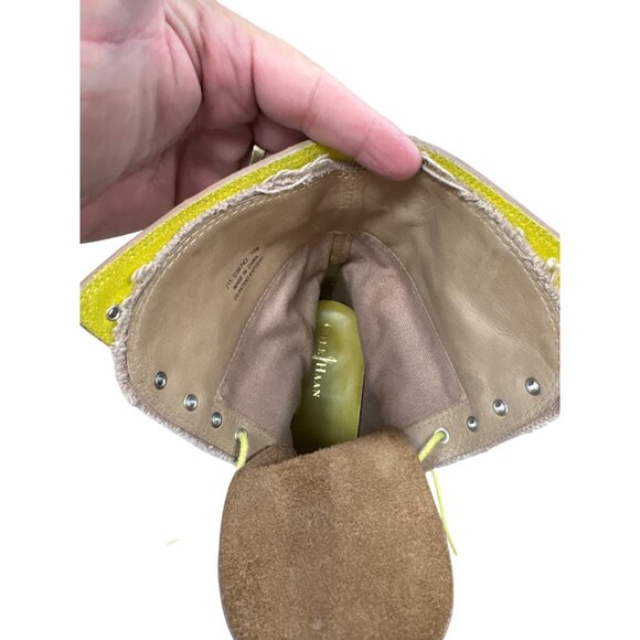 Cole Haan Tan Leather Lace-Up Ankle Boots 10B SKU 7174 - Picture 8 of 11